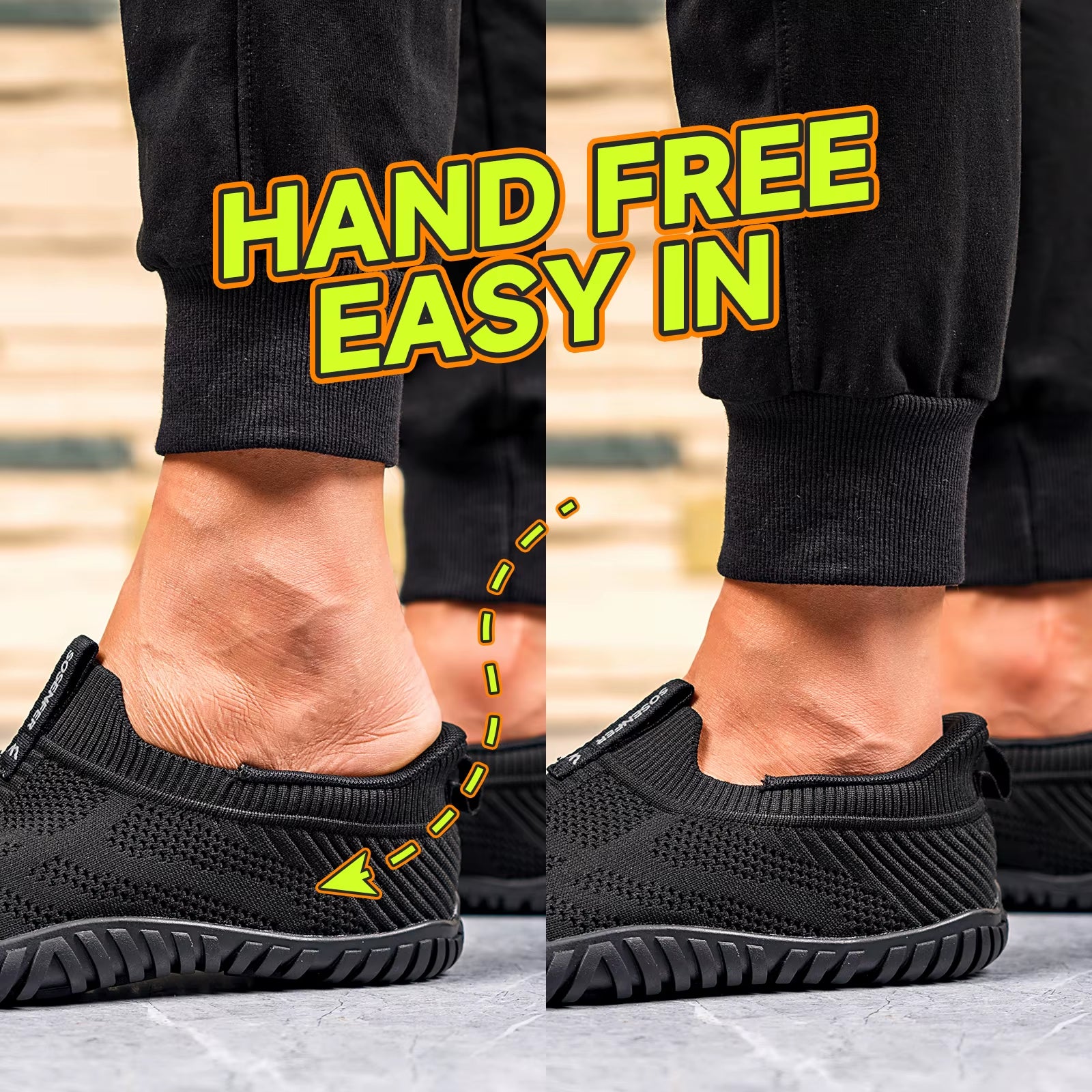 2025 Dropshipping Product Men'S Easy in Barefoot Sneakers Slip on Lightweight Shoes for All Season